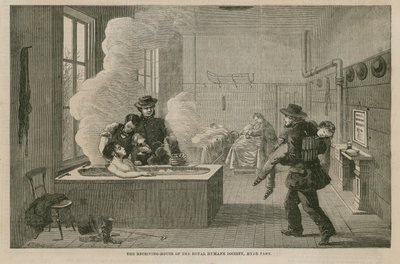The Receiving House of the Royal Humane Society by English School