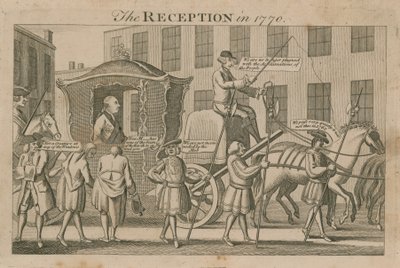The Reception in 1770 by English School