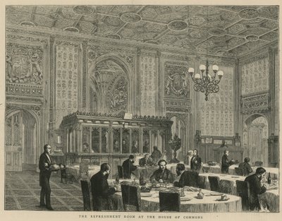 The Refreshment Room at the House of Commons by English School