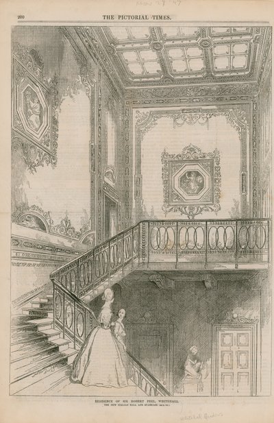 The Residence of Sir Robert Peel by English School