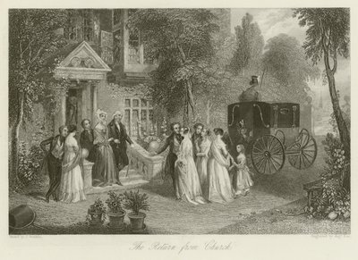 The Return from Church by English School