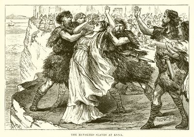 The revolted slaves at Enna by English School