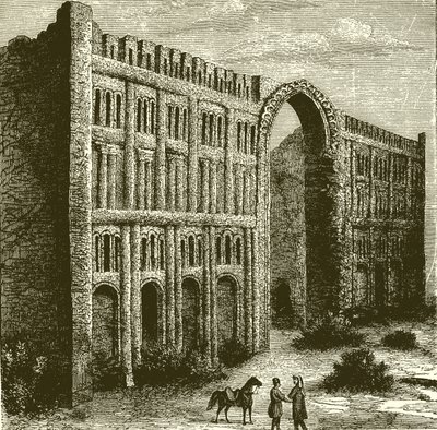 The Ruins of the Palace of Babylon by English School