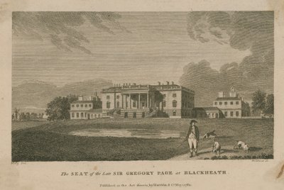 The Seat of the Late Sir Gregory Page Turner by English School