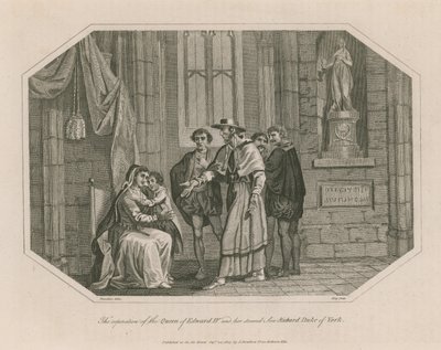 The Separation of the Queen of Edward IV and Her Second Son, Richard Duke of York by English School