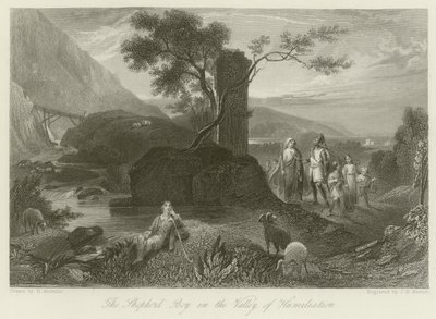 The Shepherd Boy in the Valley of Humiliation by English School