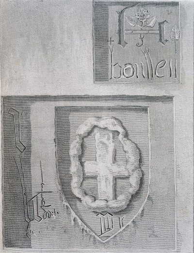 The Signature of Anne Boleyn with the Tudor Rose During Her Imprisonment in the Tower of London and Another Prisoner
