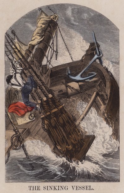 The Sinking Vessel by English School