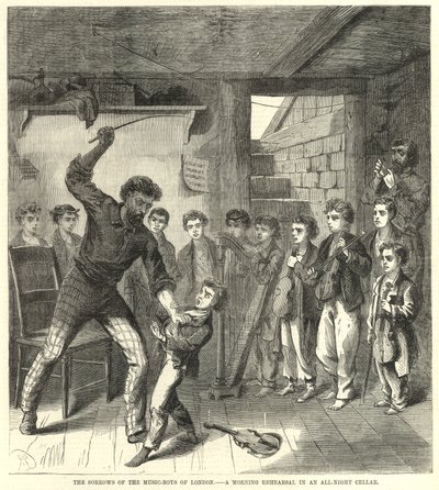 The Sorrows of the Music-Boys of London by English School