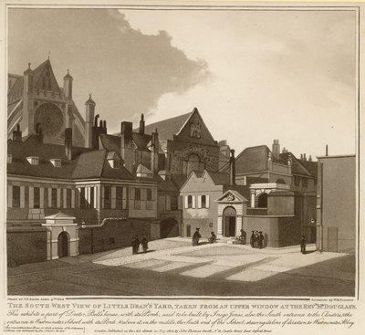 South West View of Little Deans Yard by English School