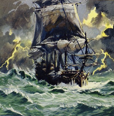The stormy trip inspired Wagner
