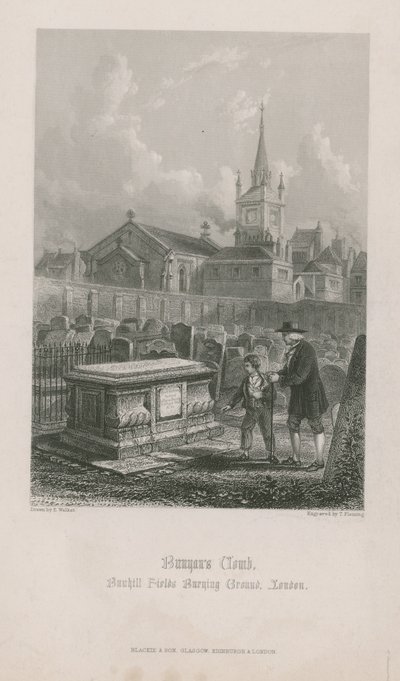 The Tomb of John Bunyan by English School