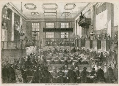 The Trial of William Palmer at the Central Criminal Court by English School