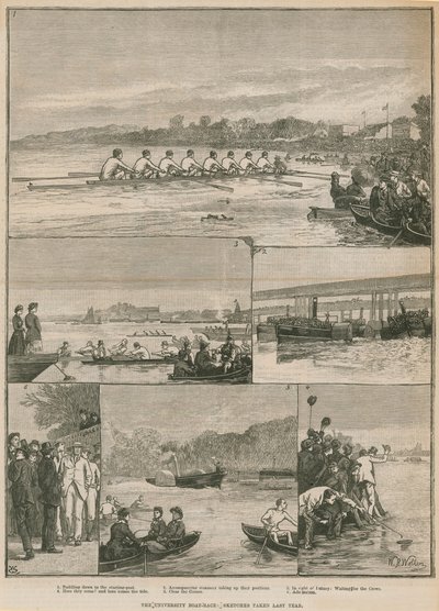 The University Boat Race by English School