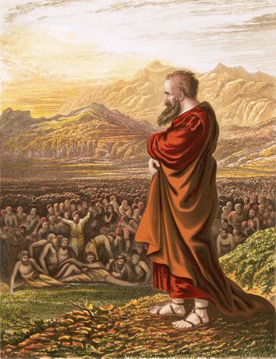 The vision of Ezekiel by English School