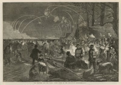 The Weather and the Parks: Night Scene on the Serpentine by English School