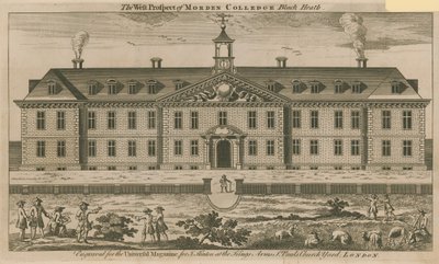 The West Prospect of Morden College by English School