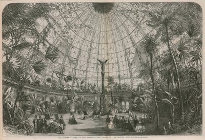 The Winter Garden at the Contemplated Palace of the People by English School