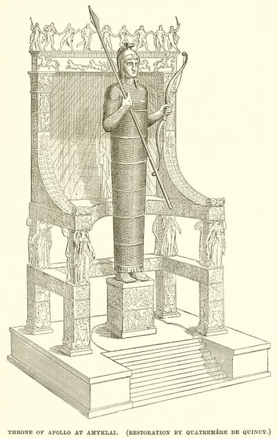Therone of Apollo at Amyklai (Restoration) by English School