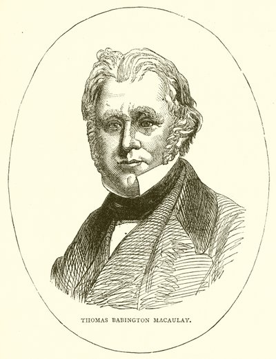 Thomas Babington Macaulay by English School