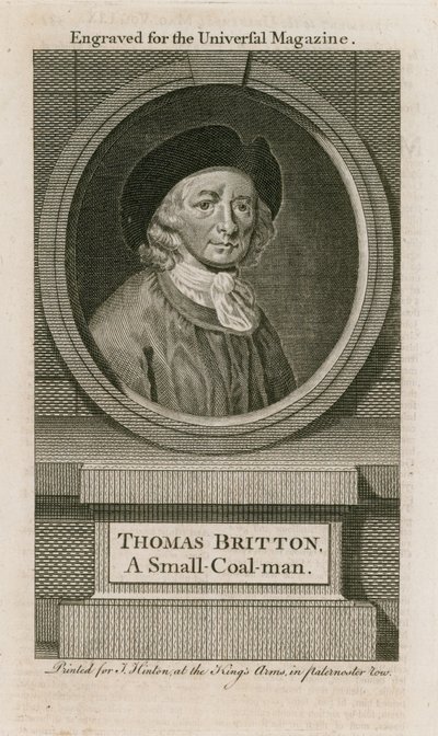 Thomas Britton, the Musical Small Coal-Man by English School
