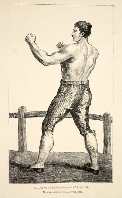Thomas Cribb, Champion of England, from the Painting by De Wild by English School