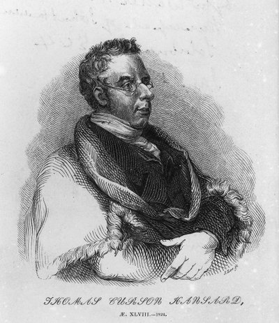 Thomas Curson Hansard by English School