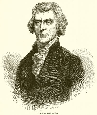 Thomas Jefferson by English School
