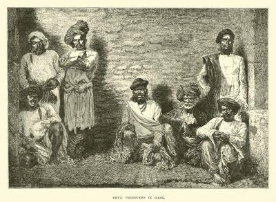 Thug Prisoners in Gaol by English School