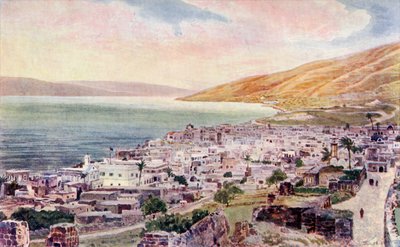 Tiberius and the Sea of Galilee, Israel, c.1910 by English School