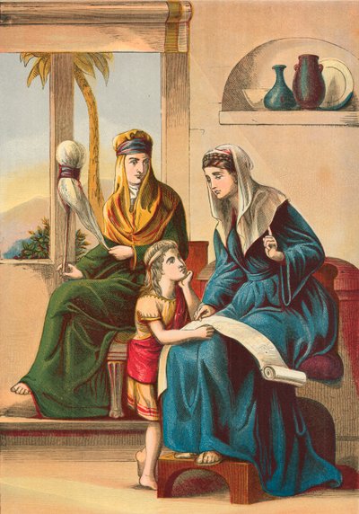 Timothy and his Mother by English School