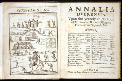 Title Page for Annalia Dubrensia: Upon the Yearly Celebration of Mr. Robert Dover