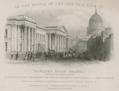 To the People of England This View of Rowland Hill