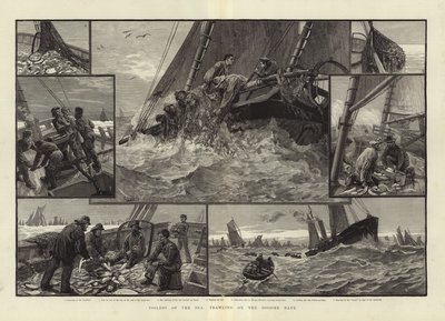Toilers of the Sea Trawling on the Dogger Bank by English School