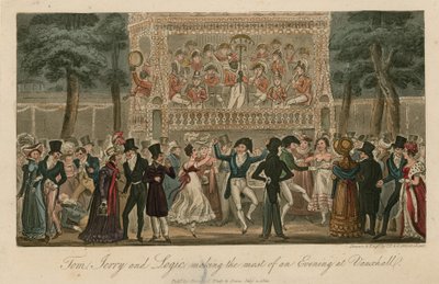 Tom, Jerry and Logic Making the Most of an Evening at Vauxhall Gardens, London by English School