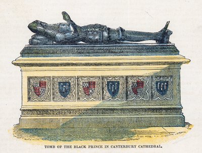 Tomb of the Black Prince in Canterbury Cathedral by English School