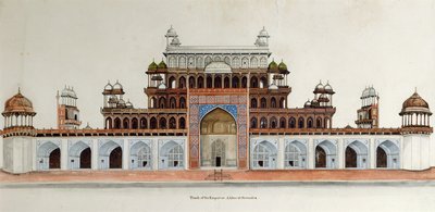 Tomb of the Emperor Akbur at Secundra by English School