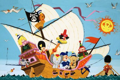 Topsy Turvy Pirate Ship by English School