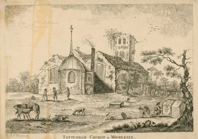 Tottenham Church, Middlesex by English School