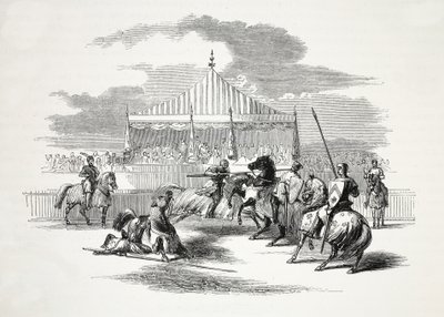Tournament at Nevyn, in Caernarvonshire by English School