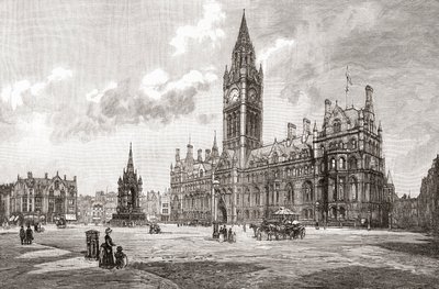 Town Hall, Albert Square, Manchester, from 