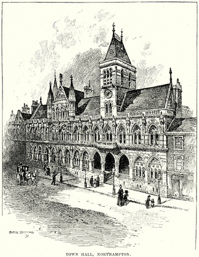 Town Hall, Northampton by English School