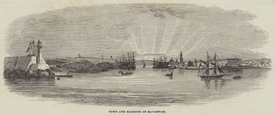 Town and Harbour of Havannah by English School