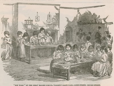 Toy Work at the Girls Ragged School, (Camel) Gray