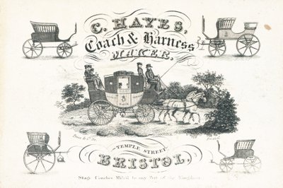 Trade card, C Hayes by English School