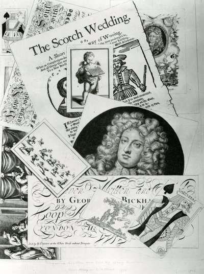 Trade card, engraved by George Bickman by English School