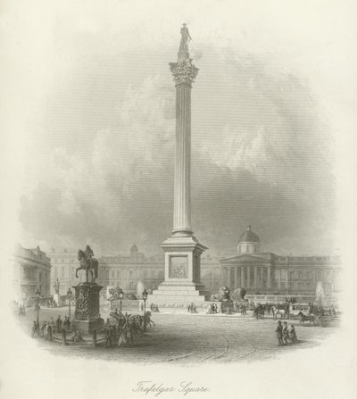 Trafalgar Square, London by English School