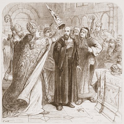 Trial of Huss: Degrading the Martyr by English School