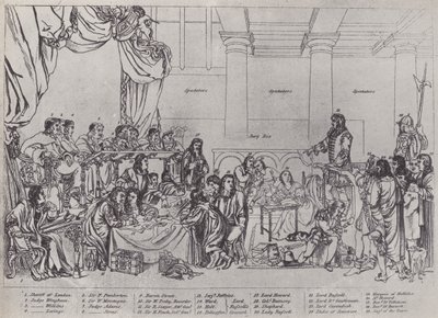Trial of Lord William Russell by English School