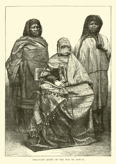 Tributary Queen of the Isle of Moheli by English School